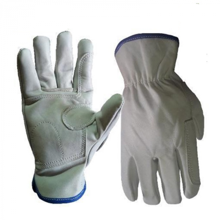 GUANTES BADANA BLANCO C/PALMA REFORZADA T/STD SAFETY PERU EEP RÁPIDO